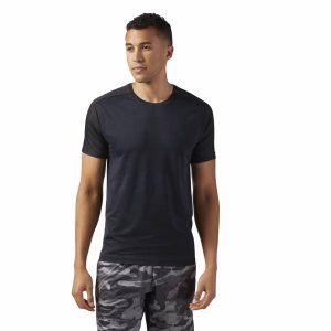 Reebok ACTIVCHILL Vent T Shirt Herren - Schwarz - DE 016-EWM